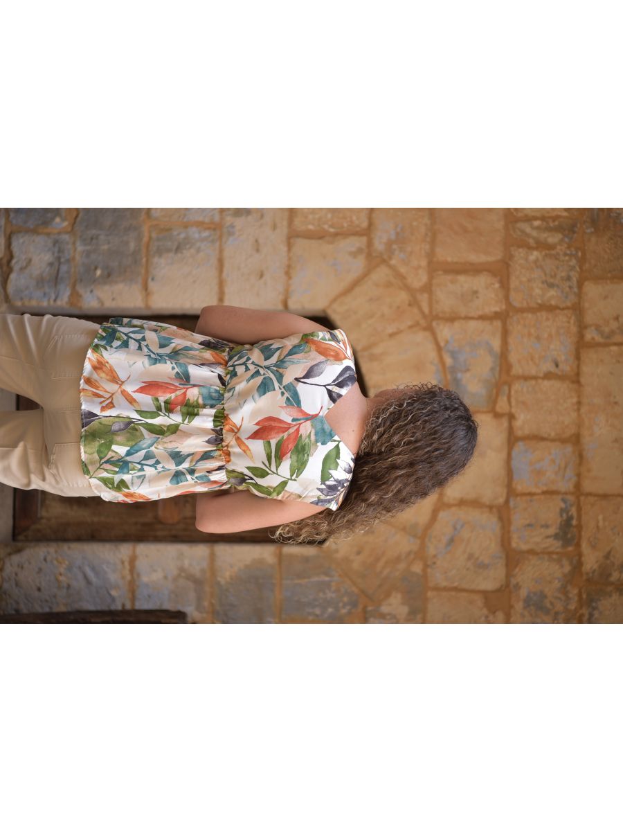 Maternity Floral V-Neck Top
